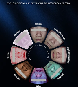 3D <b>Skin</b> Analyzer <b>Machine</b> Multi-Dimensional <b>Analysis</b> Wrinkle Melanin Detection Dermatoscope Face Tester AI Technology Soft Safe - Product Image 4