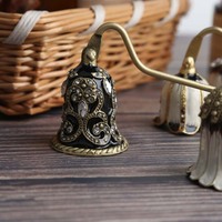 Mèche de bougie en métal décorée de diamants vintage, extincteur à long manche, accessoires de parfum