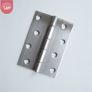 Bisagras de Acero Inoxidable de 4'' con Cabezal de Remache, Par de Bisagras para Puerta con Apertura de 180 Grados para Baño, Cocina y Uso Exterior - Product Image 1