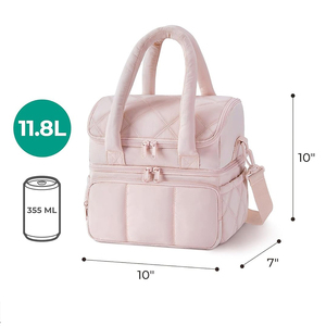 <span class=keywords><strong>Borsa</strong></span> <span class=keywords><strong>Termica</strong></span> Riutilizzabile Grande <span class=keywords><strong>per</strong></span> Lavoro, Picnic, Viaggi, Doppio Scomparto Impermeabile, <span class=keywords><strong>Borsa</strong></span> Frigo Isolata <span class=keywords><strong>per</strong></span> Pranzo - Product Image 3