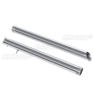 Tubo silenziatore di scarico lungo <span class=keywords><strong>Moto</strong></span> sistema completo + silenziatore per Yamaha <span class=keywords><strong>Virago</strong></span> XV125 XV250 <span class=keywords><strong>Moto</strong></span> tubi di scarico in acciaio inox - Product Image 5