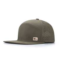 Casquette de baseball pour homme à séchage rapide, logo personnalisé, maille respirante, perforations laser, anti-éclaboussures, protection solaire