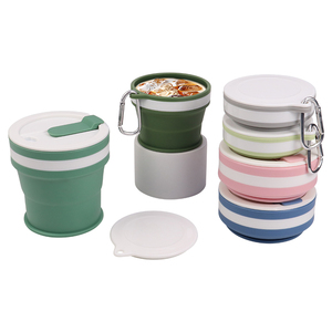 แก้วซิลิโคนพับได้แบบพกพา LFGB & Food Grade รูปทรงตามสั่ง ใช้ซ้ำได้ - Product Image 6