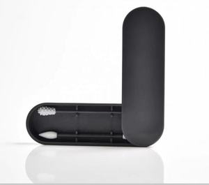 ก้านสำลีซิลิโคนแบบใช้ซ้ำได้มีปลายไม่สามารถถอดออกได้สำหรับการทำความสะอาดหูแต่งหน้าไม้ไผ่ปลายก้านสำลีก้าน - Product Image 2