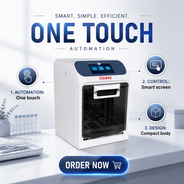Automatic Nucleic Acid Purification System Nucleic Acid Extraction for Pcr Touch Screen  Nucleic Acid Extractor