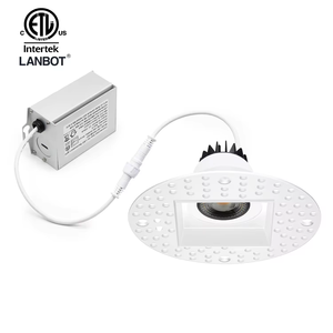 <span class=keywords><strong>Spot</strong></span> encastré LED sans cadre, dimmable, pour <span class=keywords><strong>plafond</strong></span>, éclairage commercial, éclairage d'accueil - Product Image 2