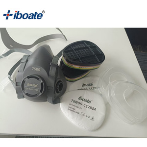 <span class=keywords><strong>Masque</strong></span> respiratoire <span class=keywords><strong>de</strong></span> sécurité TPE avec conception d'expiration discrète, compatible avec les filtres à gaz, vapeurs et particules HUGUARD, léger et confortable - Product Image 6