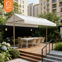 Auvent rétractable double face 2026 amélioré avec télécommande, auvent en aluminium pour extérieur, balcon, terrasse, café, restaurant