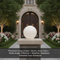 Abat-jour de rechange en verre opale soufflé à la main pour luminaire de plafond, idéal pour salon et salle à manger (vente en gros)