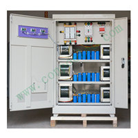 JSW-80KVA 100KVA 3 phases ferro-résonant/condensateur/statique/sans contact régulateur de stabilisateur de tension purifié de précision AVR 380/400V