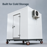 Chambre froide mobile 40HQ à énergie solaire |   Conteneur frigorifique mobile pour le stockage en chaîne du froid