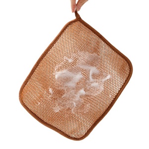 Nylon <b>Bath</b> Towel <b>Washcloth</b> Body Deep Cleaning Exfoliator <b>Bath</b> Net Soap Wash Towels Shower Exfoliating Body Scrubber - Product Image 4