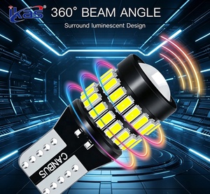 Ampoule LED T10 IKAS Factory, ampoule LED Canbus pour voiture, lumière blanche 6000K, éclairage intérieur de voiture, 12V, petite taille, ampoules LED haute luminosité - Product Image 4