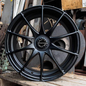 Jantes de voiture de course de <span class=keywords><strong>15</strong></span> "16" 17 "18 19" 20 21 22 23 24 pouces 5x120 5x112 Jantes forgées en alliage d'aluminium concave noir pour Audi BMW Benz - Product Image 3