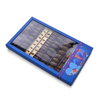 Boîte de chocolat Eid Mubarak avec fenêtre, emballage cadeau pour le festival du Ramadan, vente en gros