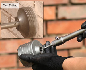 DZ M22 Shank bê tông lỗ Saw Cutter khoan <span class=keywords><strong>bit</strong></span> với SDS Shank Rod cờ lê công cụ kit 30-160 mét đường kính cho bê tông khoan - Product Image 5