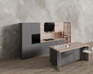 Gabinetes de Cocina Modernos Personalizados Hechos de Madera Maciza/Contrachapada/MDF para Cocina Pequeña - Product Image 6