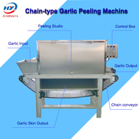 Hoge Productiviteit Knoflook Peeling Machine Ketting Knoflook Peeling Machine Commerciële Knoflookmachine