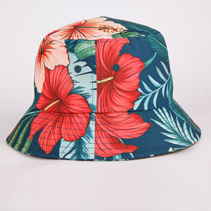 Chapeau Bob Personnalisé OEM 2026 – Meilleures Ventes – Imprimé Floral Personnalisé – Chapeau <span class=keywords><strong>de</strong></span> Pêcheur Réversible avec Logo Brodé - Product Image 5