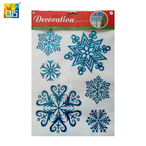 Décor de noël Coloré Feuilles Holographiques Autocollant De Fenêtre En Verre - Product Image 4