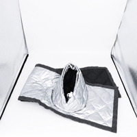 Kit de fenêtre pour climatiseur portable robuste à 3 couches isolées 25*100cm, bouclier thermique en feuille d'aluminium réfléchissante