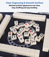 Jeu de Mahjong personnalisé HK, Taiwan, Japon Jeu de table domestique Mahjongg avec numéro