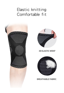 Conrida-Genouillère <span class=keywords><strong>de</strong></span> <span class=keywords><strong>compression</strong></span> en nylon pour hommes et femmes pour la course à pied, la <span class=keywords><strong>randonnée</strong></span> et le soulagement <span class=keywords><strong>de</strong></span> la douleur. - Product Image 3