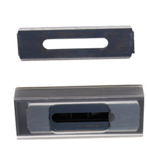 10 Stuks Pak Hoge Koolstofstaal Materiaal Sleuven Ronde Hoek Dubbele Rand Tapijtbladen Snijblad - Product Image 2