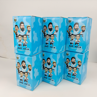 Mini mignon boîte mystère poupée Messi personnage modèle jouet 6 Styles Pop Mart Surprise boîte aveugle football figurine poupées