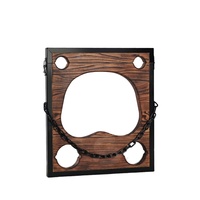 Vente en gros usine Planche de contrainte BDSM vintage en bois et métal avec attache de hanche, écologique, résistante à l'eau, logo personnalisé