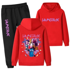 เสื้อฮู้ดพิมพ์ลาย 3 มิติ ลาย K-Pop Demon Hunters สุดฮิต แบบสั่งทำได้ ชุดเสื้อและกางเกงวอร์มแฟชั่นลำลองสปอร์ต - Product Image 6