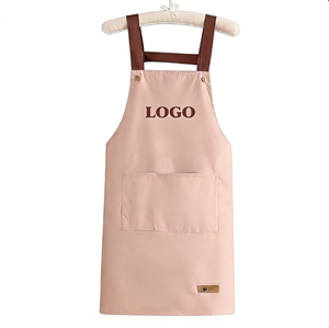 <span class=keywords><strong>Delantal</strong></span> <span class=keywords><strong>de</strong></span> <span class=keywords><strong>PVC</strong></span> Impermeable y Resistente al Aceite, sin Mangas, con Diseño <span class=keywords><strong>de</strong></span> Logotipo Personalizado, para Camareros, Maestros, Niños, Salón, Cocina, Color Rosa - Product Image 2
