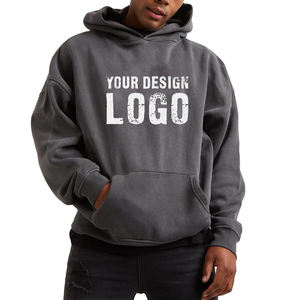 Sudaderas Casuales de Calle para Hombre, Estilo Deportivo Holgado, Otoño Invierno, Sin Cordón, Hombros Caídos, Tallas Grandes - Product Image 3