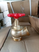 Robinet de décharge d'hydrant de sécurité (fer/laiton/alliage d'aluminium) à valve unique, sortie unique, rouge, équipement de lutte contre l'incendie d'occasion