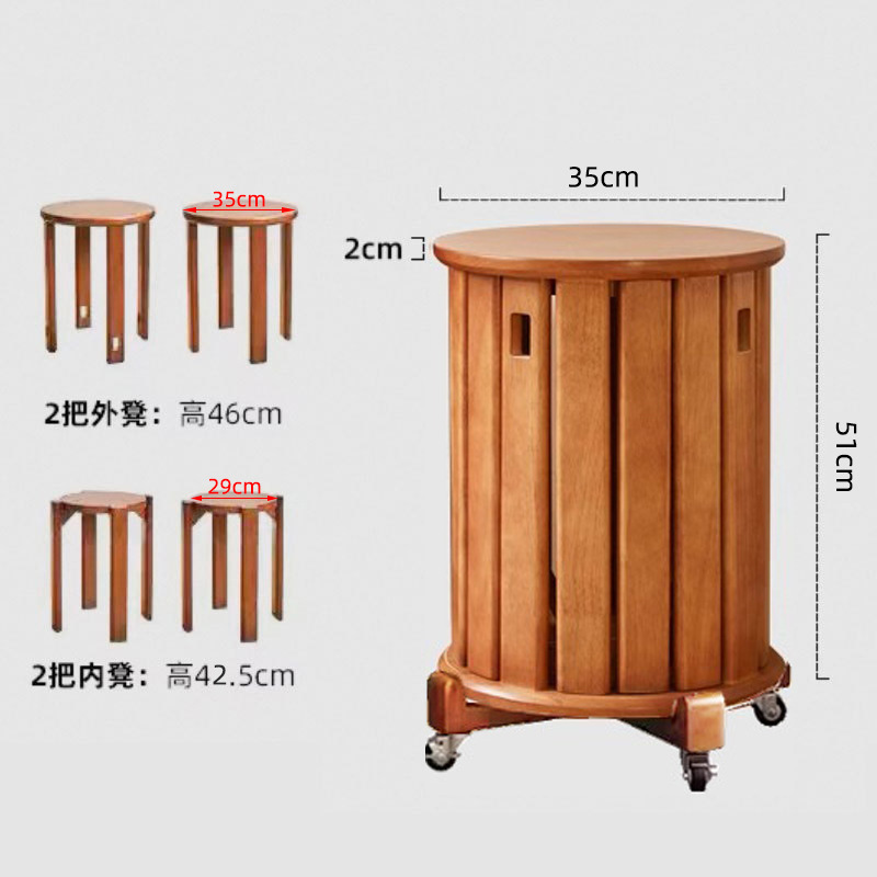 Cherry wood With pulley model