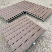 Modules AluTechgates en WPC anti-corrosion pour extérieur, hauteur réglable pour patio, jardin, camping, clôture en bois composite