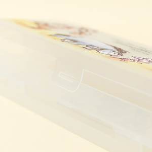 Mini boîte de rangement pour stylos en PP avec fermeture à glissière, 20,5x8 cm, organisateur beau et pratique - Product Image 6