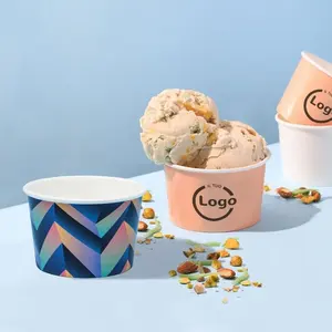 Vasos de cartón para helado, merchandising personalizado - Product Image 1
