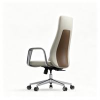 Chaises de bureau de direction contemporaines personnalisées en cuir synthétique de luxe pour bureaux commerciaux