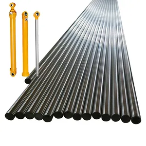 wuxi aisi4140 ck45 42crmo 42crmo4v 40cr/42crmo4 3 mm 90mm induction hardened hard alloy chrome plated round rod bar piston rod