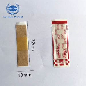 100pcs Sterile <strong>Fabric</strong> Adhesive Bandages Water Resistant <strong>Plasters</strong> for First Aid and Wound Care - Product Image 5