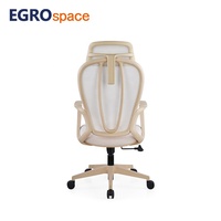 Chaise de bureau ergonomique inclinable à dossier haut, pivotante et réglable en hauteur, pour gestionnaire, fabriquée par EGROspace