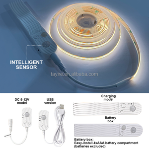 Thông Minh 8 mét Epistar LED Strip Lights với cảm biến chuyển động USB/Battery Powered linh hoạt cho phòng ngủ giường tủ tủ quần áo - Product Image 1
