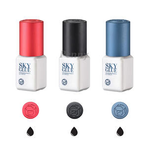 Pegamento para Extensión de Pestañas <span class=keywords><strong>Sky</strong></span> S+ Azul Coreano en Oferta, Pegamento para Pestañas Negro sin Látex, Adhesivo para Pestañas de Marca Privada - Product Image 2