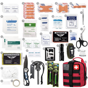 250 Parça Açık Hava Güvenlik Seti, Acil Durum Çadırı, Taktik Hayatta Kalma Av Bıçağı içeren Kamp ve Doğa Yürüyüşü için Hayatta Kalma Kiti Ekipmanları - Product Image 2