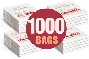 Bolsa de Camiseta Reutilizable de PE con Asas de Plástico Blancas para Compras, Exhibiciones, Supermercados, Bolsas de Agradecimiento, Materiales Reciclados - Product Image 6