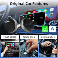 CarlinKit Mini Ultra3, Adaptador Inalámbrico de Doble Canal para Carplay y Android Auto, Dongle USB Universal para Car Play