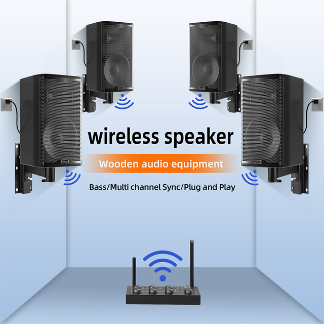 Professional Audio for Wooden & Metal 12-Inch 4 Ohm Hi-Res Subwoofer for Conference Bar Commercial Performance & Party Use