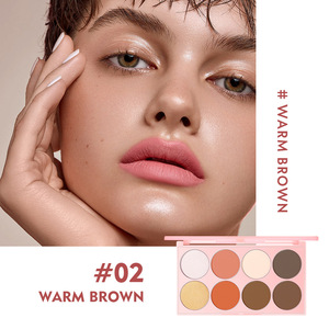 Palette de fards à paupières minéraux scintillants imperméables de haute qualité à 8 couleurs, blush, multi-palette, palette de <span class=keywords><strong>maquillage</strong></span> personnalisée 4 <span class=keywords><strong>en</strong></span> 1 - Product Image 3