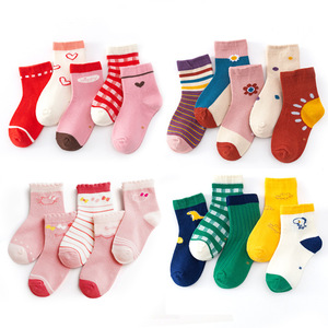 Jingwen Summer Thin InvisibleShallow Mouth Chaussettes pour enfants de couleur unie - Product Image 1